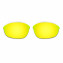 HKUCO Blue+Black+24K Gold Polarized Replacement Lenses for Oakley Half Jacket Sunglasses